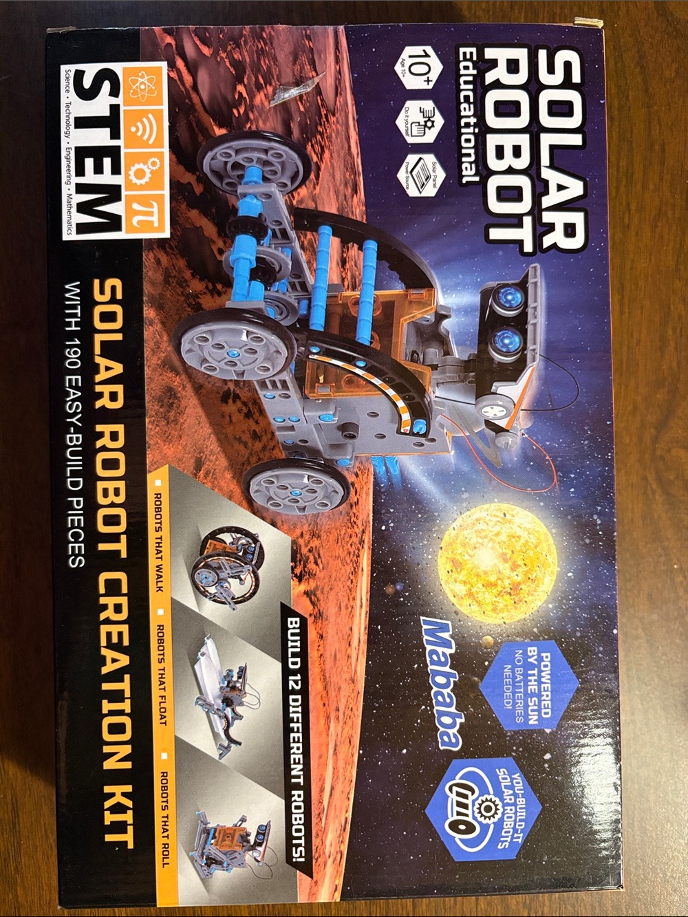 Solar twelve in one Robot Creation Kit (190 pieces)